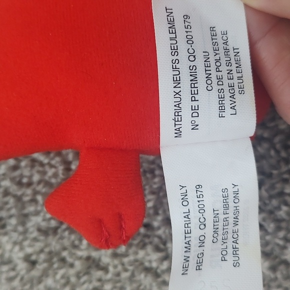 Mr. Men Little Miss Mr. Strong Hanging Plush Toy - Made For McDonalds In 2022 - Picture 6 of 6